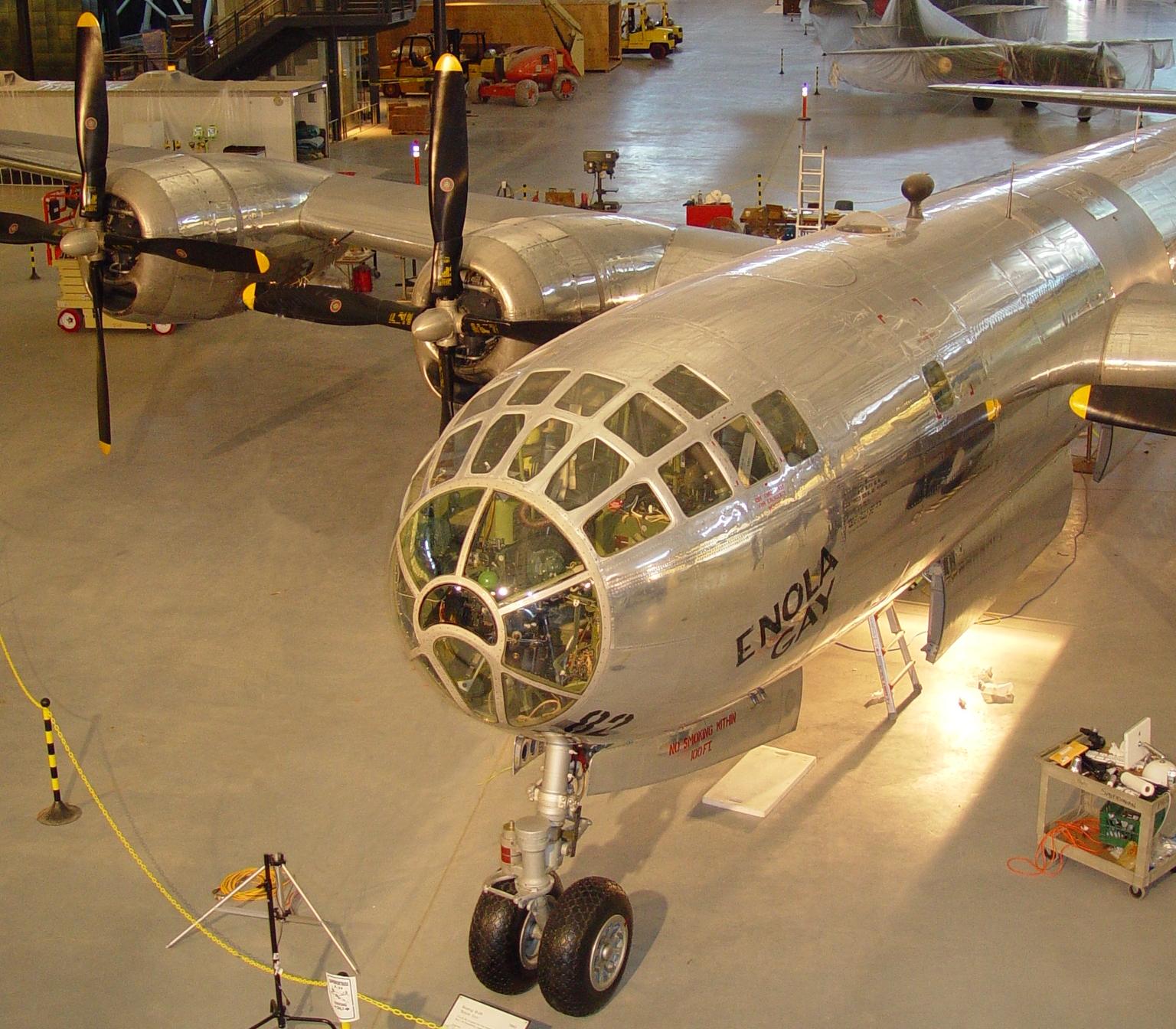 enola gay hangar decker field