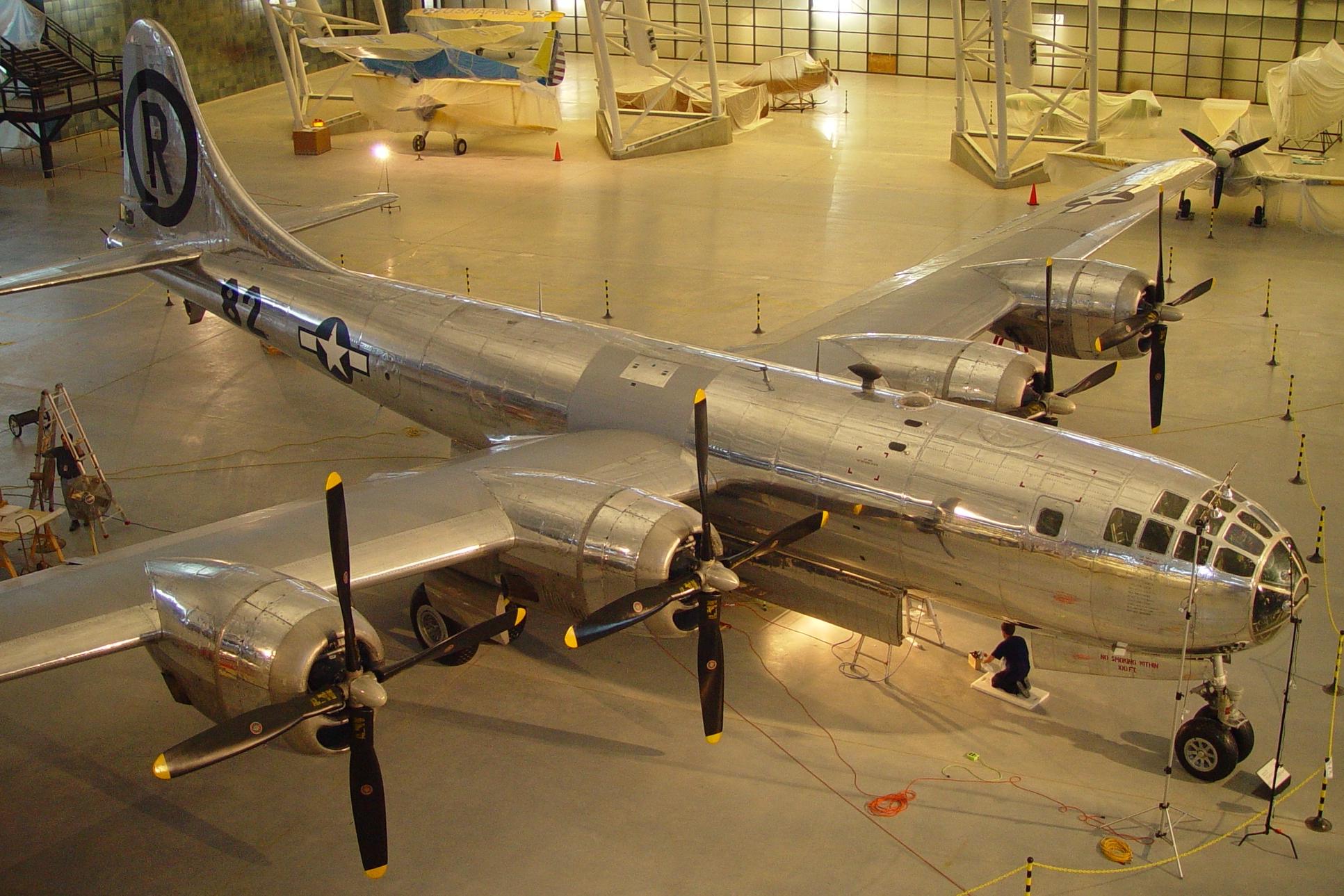 enola gay hangar decker field